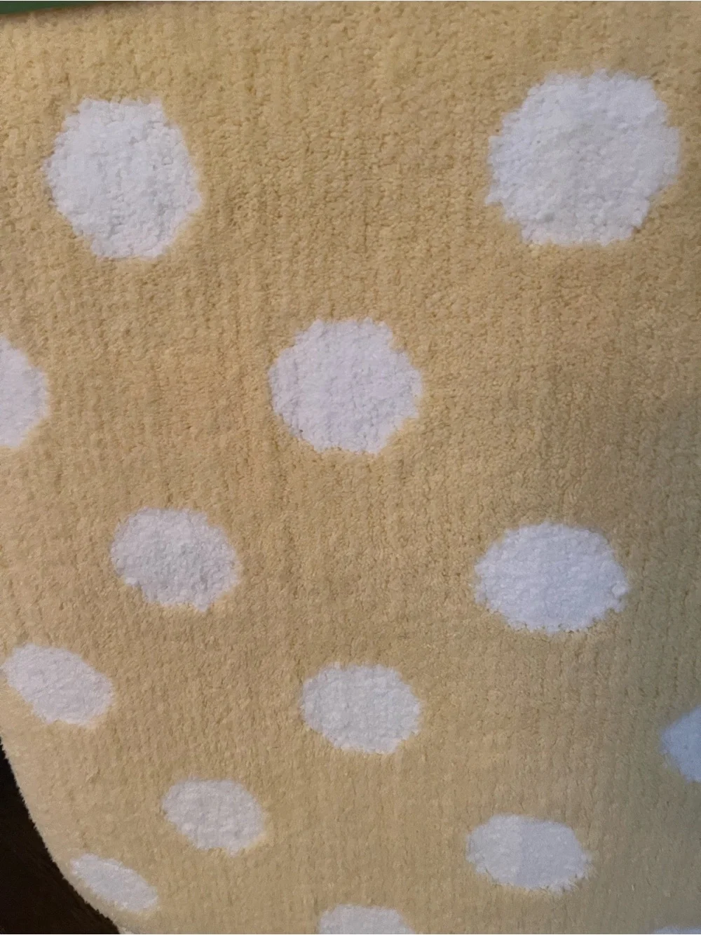 Kate Spade Bath Mat Set - yellow white Polka Dot - 17”x24” & 20”x32” Brand New